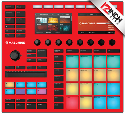 Native Instruments Maschine MK3 Skinz - Metallics - 12inchSkinz