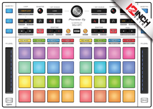 Pioneer DDJ-XP1 Skinz - Metallics - 12inchSkinz