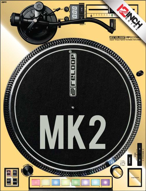Reloop RP-7000MK2 (fits MK1) Skinz (SINGLE) - Colors - 12inchSkinz