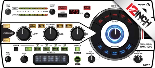 Pioneer RMX-1000 Skinz - Metallics - 12inchSkinz