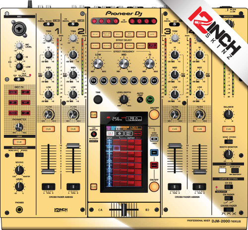 Pioneer DJM-2000nexus Skinz  - Metallics