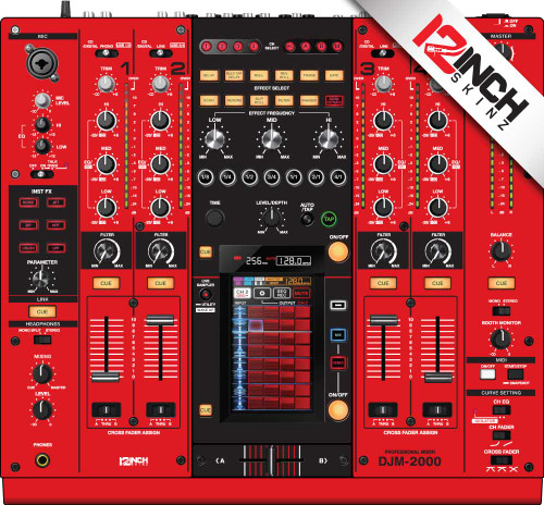 Pioneer DJM-2000 Skinz - Metallics - 12inchSkinz