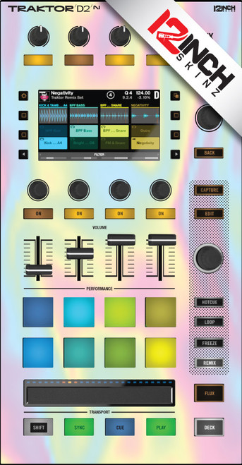 Native Instruments Kontrol D2 Skinz - Mirror Holographic Native Instruments Kontrol D2 Skinz - Mirror Holographic