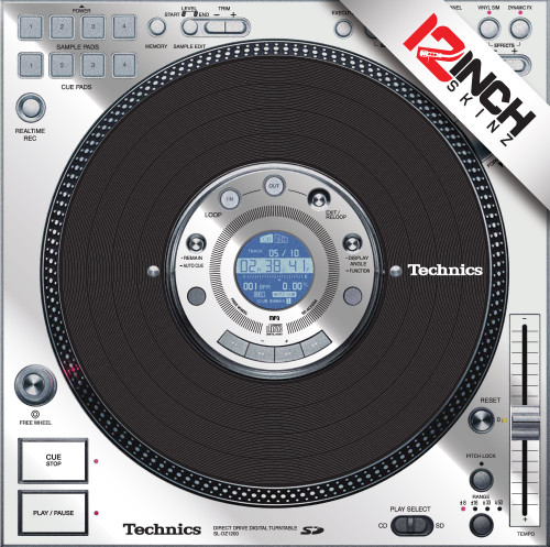 Technics DZ-1200 Skinz (PAIR) - Metallics