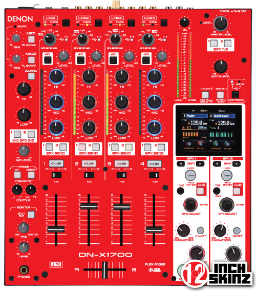 Denon DN-X600 Skinz - Colors - 12inchSkinz