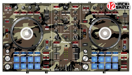 Pioneer DDJ-SR Skinz - Camouflage Woodland Pioneer DDJ-SR Skinz - Camouflage Woodland