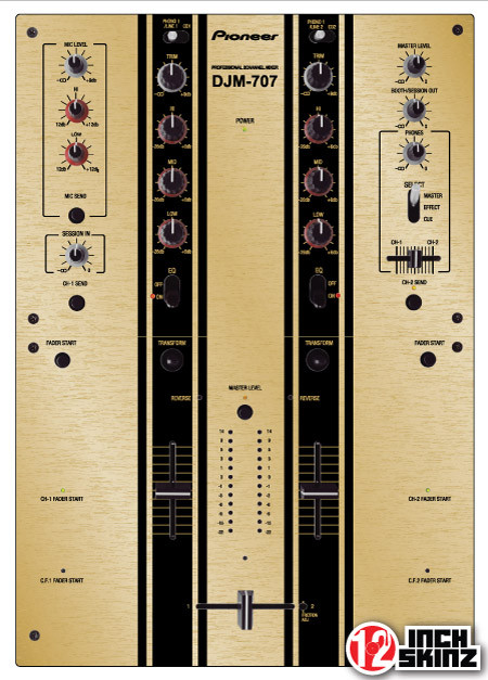Pioneer Skinz - Mixers - Pioneer DJM-707 Skinz - 12inchSkinz 