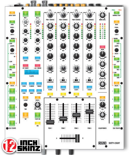 Rane Sixty-Eight Skinz - Custom - 12inchSkinz