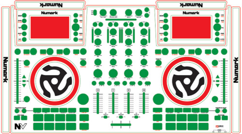 Numark Mix Deck Skinz - CUSTOM - 12inchSkinz