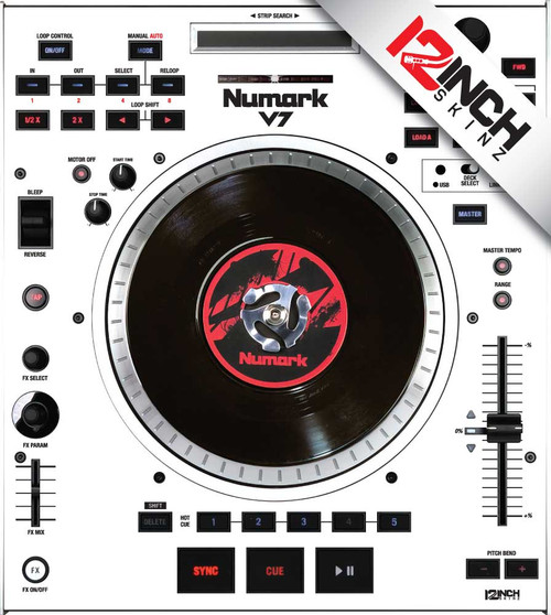 Numark V7 Skinz (SINGLE) - CUSTOM - 12inchSkinz