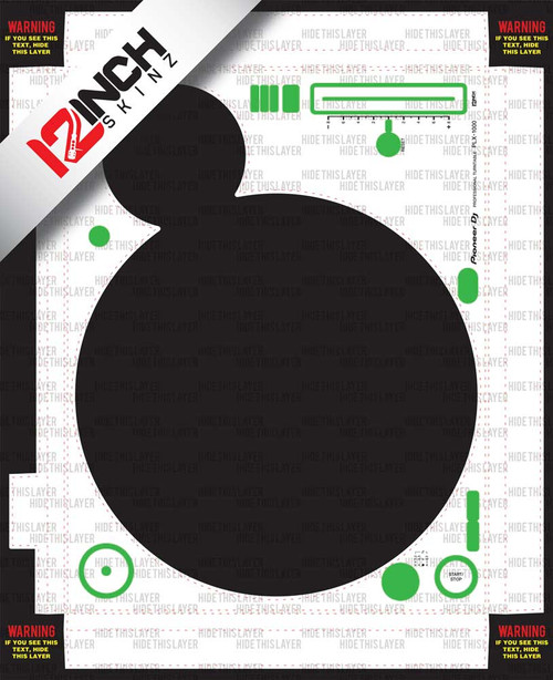 Pioneer Skinz - Turntable Skinz - Pioneer PLX-1000 Skinz - 12inchSkinz
