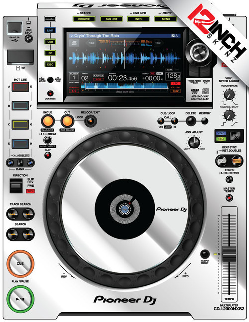 Pioneer CDJ-2000NXS2 Skinz (PAIR) - COLORS - 12inchSkinz