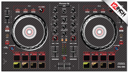 Pioneer DDJ-SB Skinz - Carbon Fiber Black - 12inchSkinz