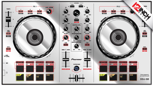 Pioneer Skinz - Controllers - Pioneer DDJ-SB Skinz - 12inchSkinz