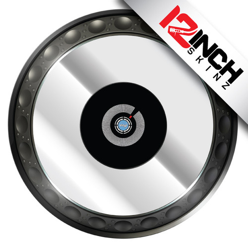 Pioneer CDJ-850/900/1000/2000/XDJ-1000/DDJ-SZ Platter  Skinz (PAIR) - Metallics