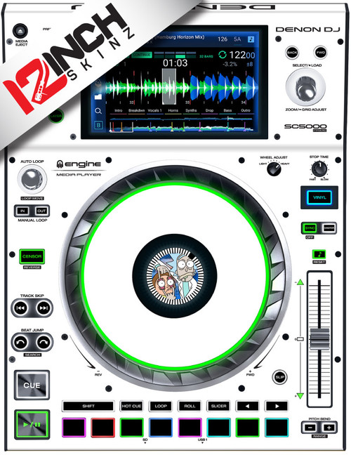 Denon SC5000/5000M PRIME Skinz (PAIR) - Metallics - 12inchSkinz