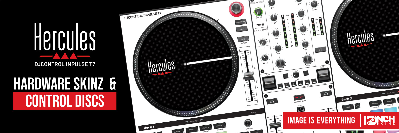 Hercules DJControl Inpulse T7 2-Deck Motorized DJ Controller - Mile High DJ  Supply