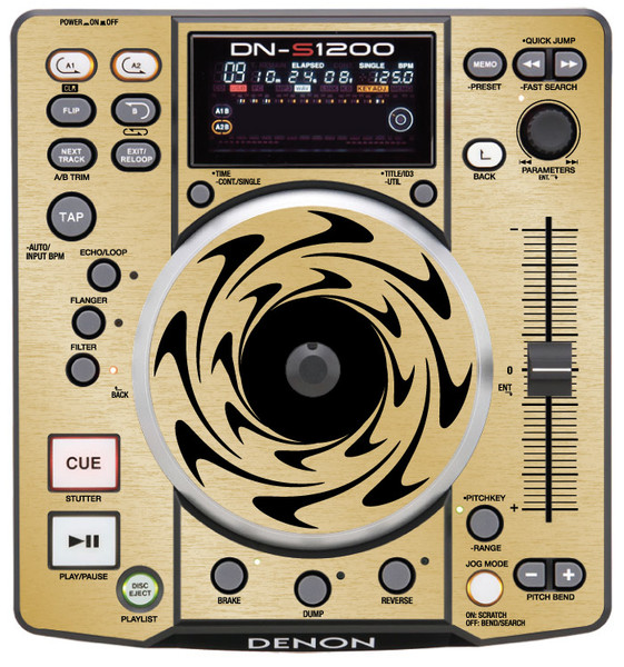 Denon DN-S1200 Skinz (PAIR) -Gold