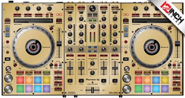 Pioneer DDJ-SX3 Skinz - Metallics