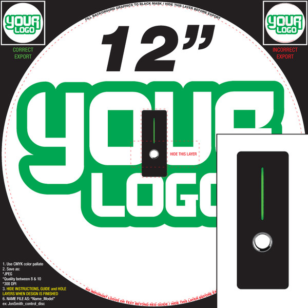 Phase Control Disc w/ Tab (SINGLE) - CUSTOM 12