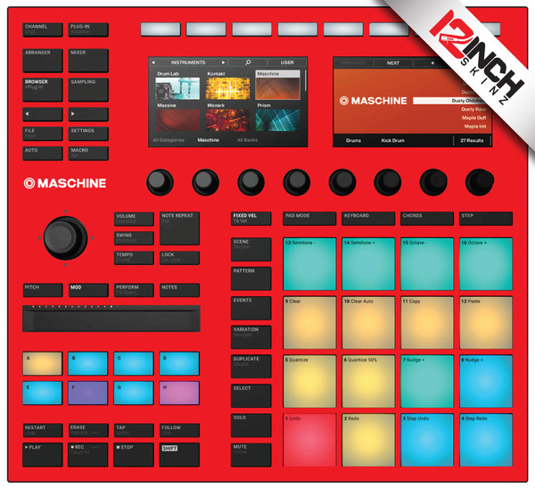 Native Instruments Maschine MK3 Skinz - Colors