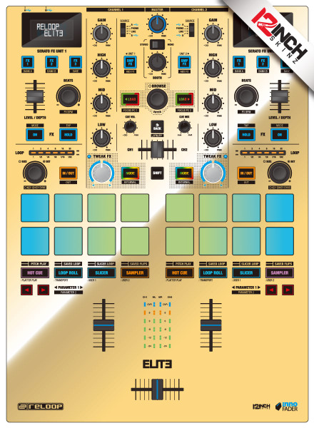 Reloop Elite Skinz - Metallics - 12inchSkinz