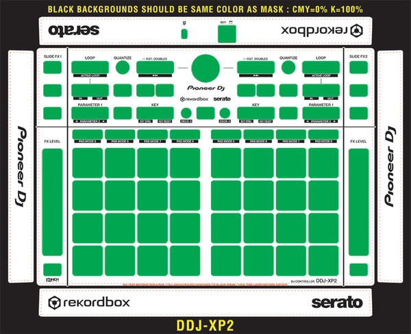 Pioneer DDJ-XP2-Skinz- CUSTOM - 12inchSkinz
