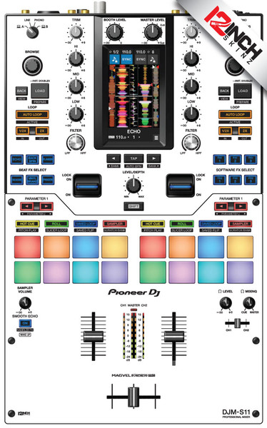 Pioneer DJM-S11 Skinz - Colors