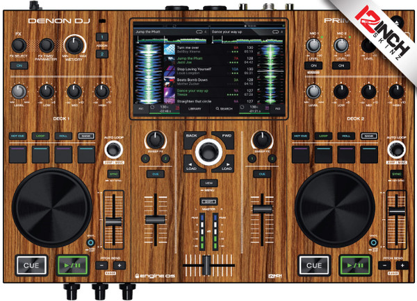 Denon Prime GO Skinz - Woodgrain - 12inchSkinz