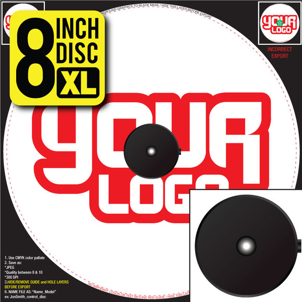 Control Disc Rane One MK1/MK2 OEM (SINGLE) - CUSTOM 8