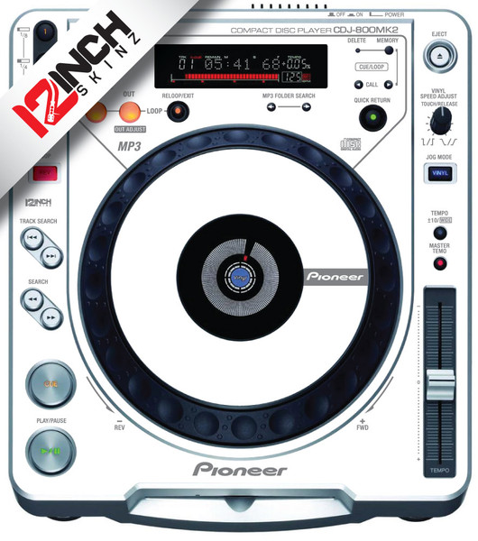 Pioneer CDJ-800MK2 Skinz (PAIR) - Colors - 12inchSkinz