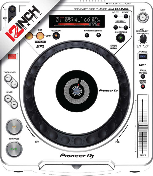 Pioneer CDJ-800MK2 Skinz (PAIR) - Colors - 12inchSkinz