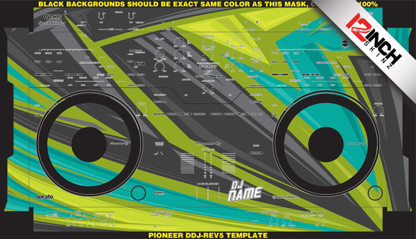 Pioneer DDJ-REV5 Skinz - Custom - 12inchSkinz