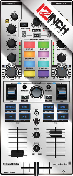 Reloop Mixtour Pro (Laidback Luke) Skinz - Metallics - 12inchSkinz
