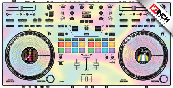 DDJ-REV7 SKINZ貼り付け済 Pioneer DDJ-REV7 MAGNETIC Skinz & Fader Caps Kit - Colors