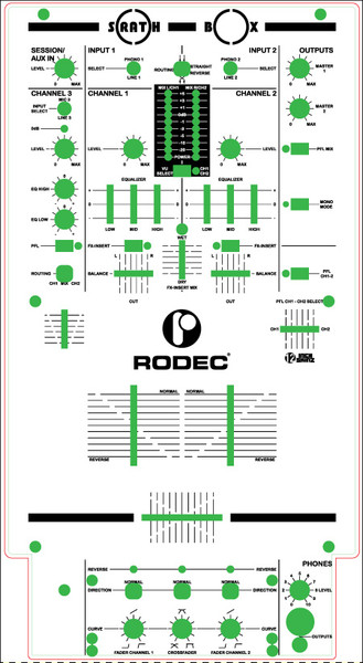 Rodec Scratch Box Skinz - CUSTOM - 12inchSkinz