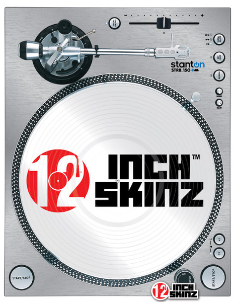 Stanton Str8-150 Magnetic Skinz (PAIR) - Metallic - 12inchSkinz