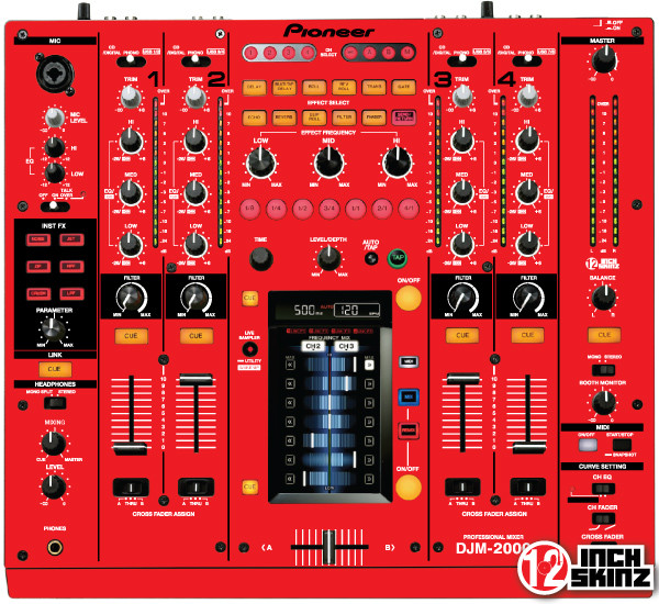 Pioneer DJM-2000 Skinz - Colors - 12inchSkinz