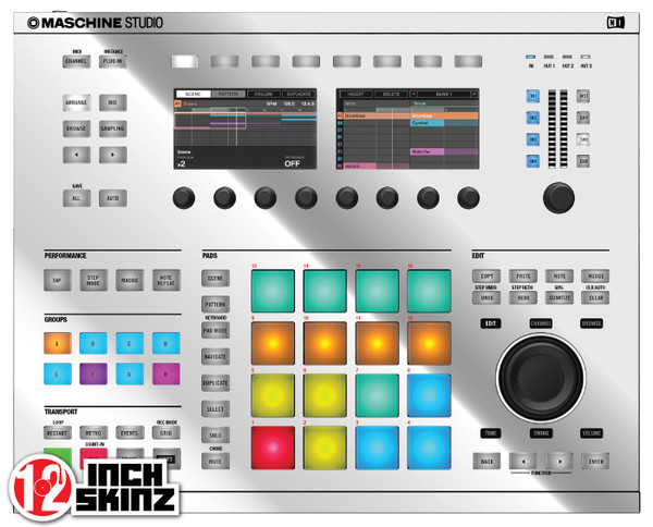 Native Instruments Maschine Studio Skinz - Metallics