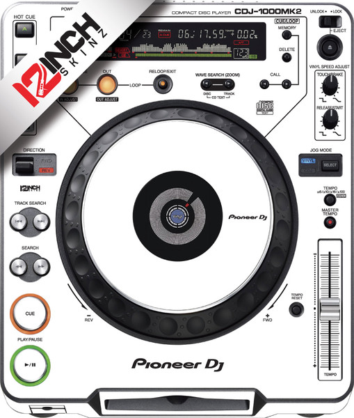 Pioneer CDJ-1000MK2 Skinz (SINGLE) - Colors - 12inchSkinz