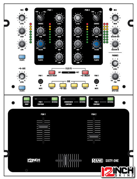美品rane sixty one Rane SIXTY-ONE Mixer for Serato Scratch Live | zZounds