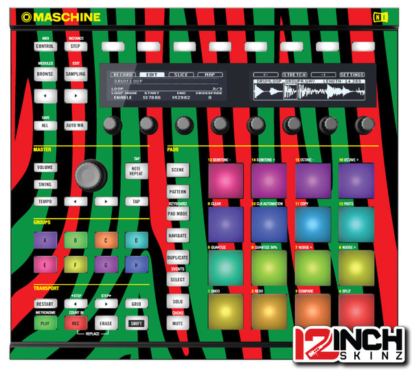 Native Instruments Maschine MK2 Skinz - Midnight Maschine