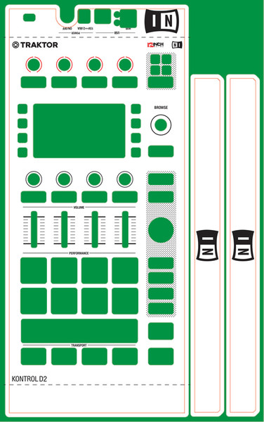 Native Instruments Traktor D2 Skinz- CUSTOM - 12inchSkinz