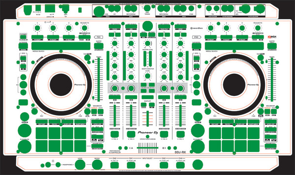 Pioneer DDJ-RX Skinz- CUSTOM - 12inchSkinz