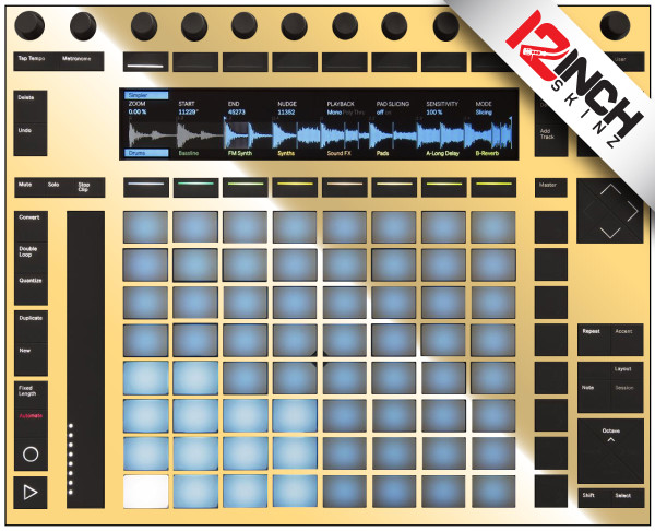 Ableton Push 2 Skinz - Metallic