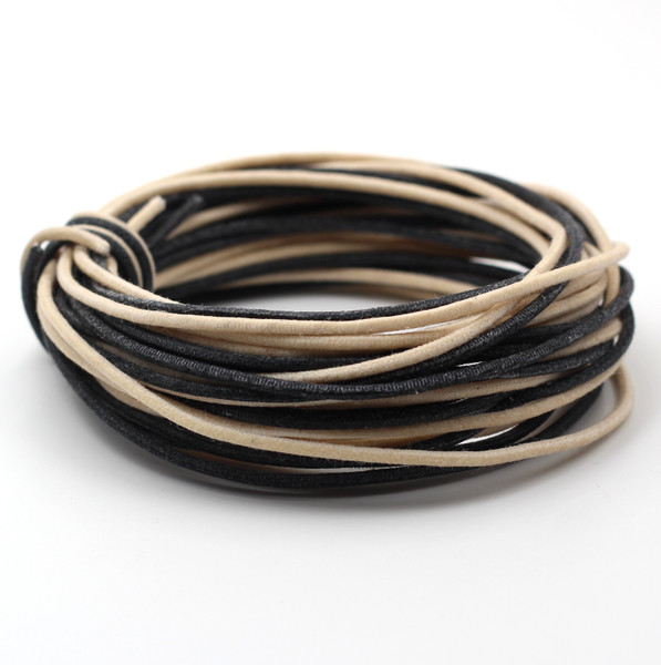 Gavitt Vintage-Style Push Back Cloth Wire - 10-Black/10-White - 20-foot total length