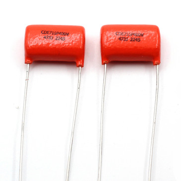 Pair (2X) - .047 uf/400 v Orange Drop Capacitors