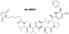 Maleimidocaproyl monomethyl auristatin F (Mc-MMAF) chemical structure.
