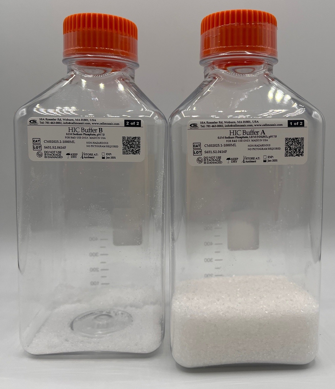 Hydrophobic Interaction Chromatography (HIC) Buffer Set