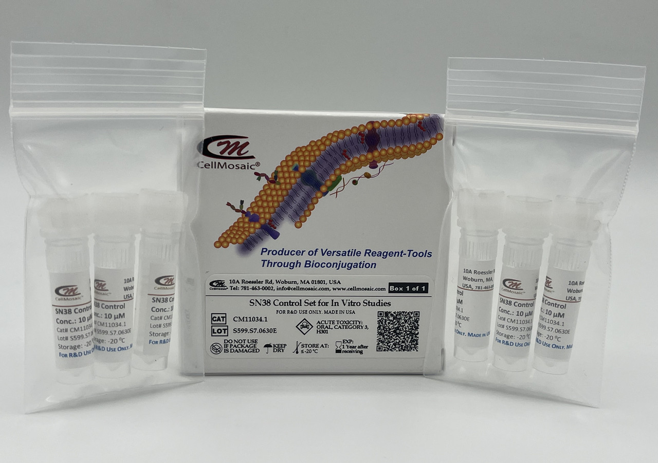 SN38 control set for in vitro studies (6 tubes total, 3 tubes per-bag) SN38 control set for in vitro studies (6 tubes total, 3 tubes per-bag)